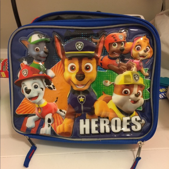 paw patrol luggage tag